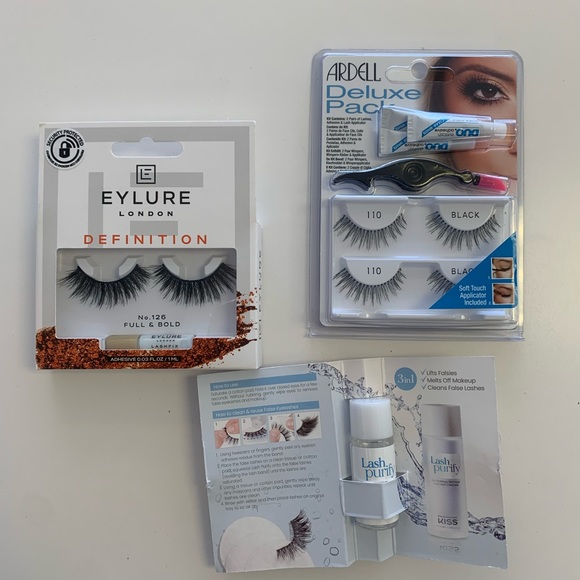 NEW Ardell and Eylure False Eye Lashes bundle - Picture 1 of 7